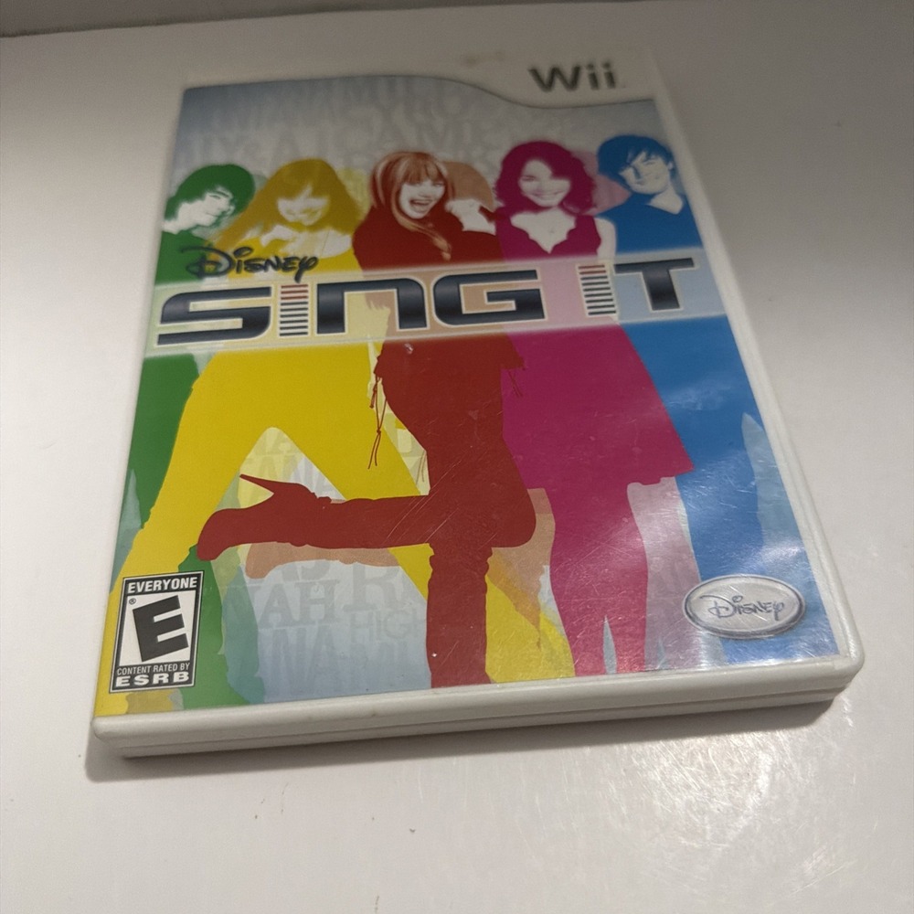 Disney Sing It Nintendo Wii Game RVL P RUIE Karaoke Music High School Musical